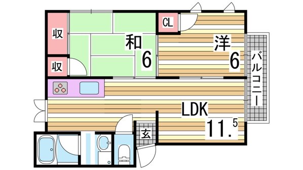 ファミール青山台の物件間取画像